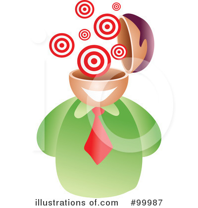 Royalty-Free (RF) Target Clipart Illustration by Prawny - Stock Sample #99987