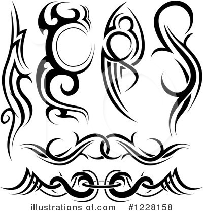 Royalty-Free (RF) Tattoo Clipart Illustration by dero - Stock Sample #1228158
