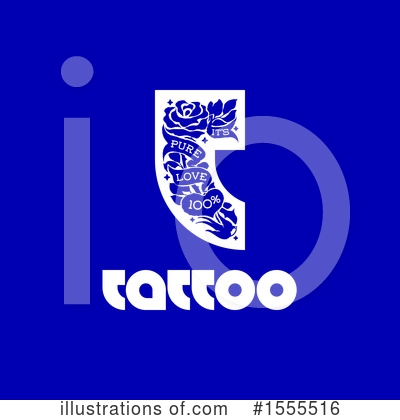Royalty-Free (RF) Tattoo Clipart Illustration by elena - Stock Sample #1555516