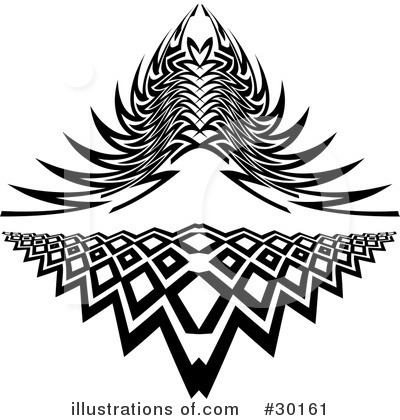 Royalty-Free (RF) Tattoo Clipart Illustration by KJ Pargeter - Stock Sample #30161
