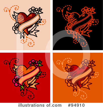 Tattoo Heart Clipart #94910 by NL shop