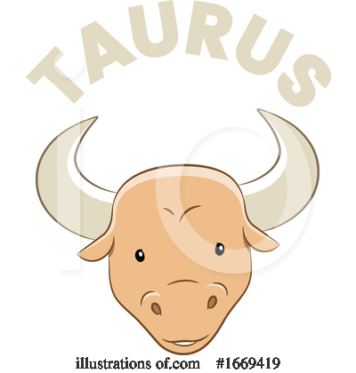 Royalty-Free (RF) Taurus Clipart Illustration by cidepix - Stock Sample #1669419