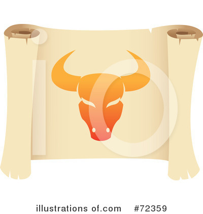 Royalty-Free (RF) Taurus Clipart Illustration by cidepix - Stock Sample #72359