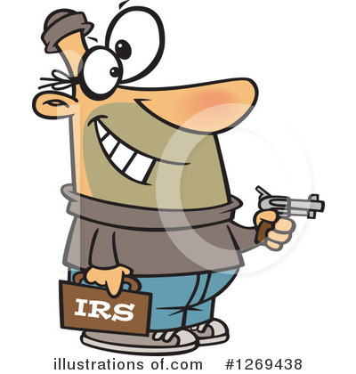 Royalty-Free (RF) Taxes Clipart Illustration by toonaday - Stock Sample #1269438