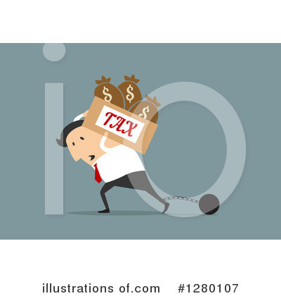 Royalty-Free (RF) Taxes Clipart Illustration by Vector Tradition SM - Stock Sample #1280107