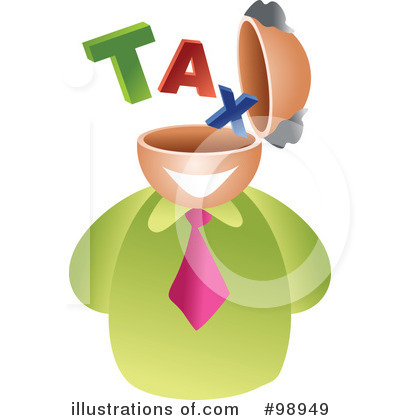 Royalty-Free (RF) Taxes Clipart Illustration by Prawny - Stock Sample #98949