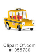 Taxi Clipart #1055730 by Michael Schmeling