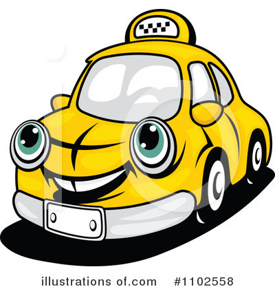 Taxi Clipart #1102558 by Vector Tradition SM