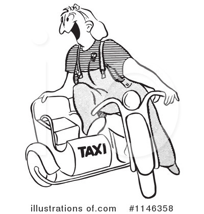 Taxi Driver Clipart #1146358 by Picsburg