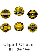 Taxi Clipart #1184744 by Vector Tradition SM