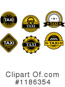 Taxi Clipart #1186354 by Vector Tradition SM