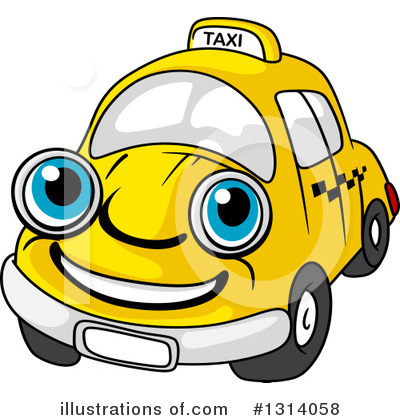 Taxi Clipart #1314058 by Vector Tradition SM