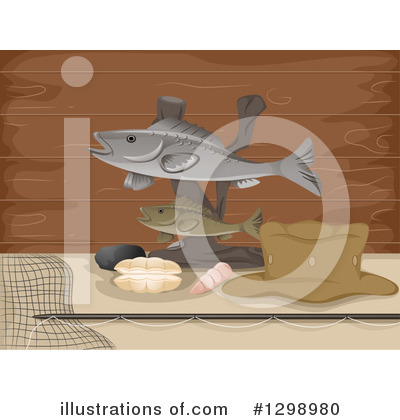 Royalty-Free (RF) Taxidermy Clipart Illustration by BNP Design Studio - Stock Sample #1298980