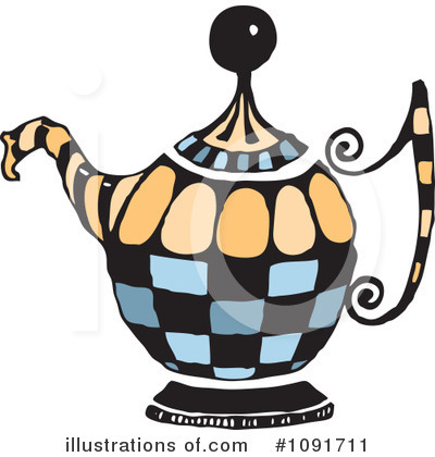 Teapot Clipart #1091711 by Steve Klinkel