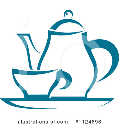 Tea Pot Clipart #1124898 by Vector Tradition SM