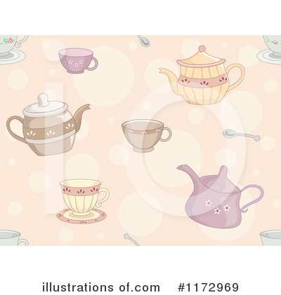 Tea Set Clipart #1172969 by BNP Design Studio