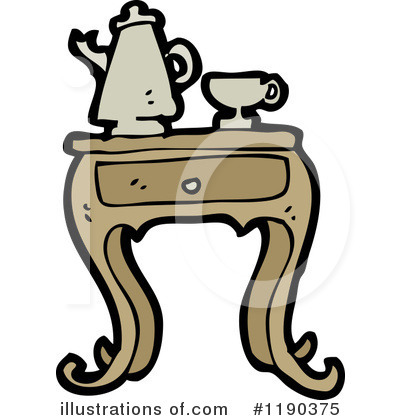 Tea Set Clipart #1190375 by lineartestpilot