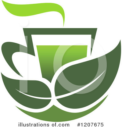 Royalty-Free (RF) Tea Clipart Illustration by Vector Tradition SM - Stock Sample #1207675
