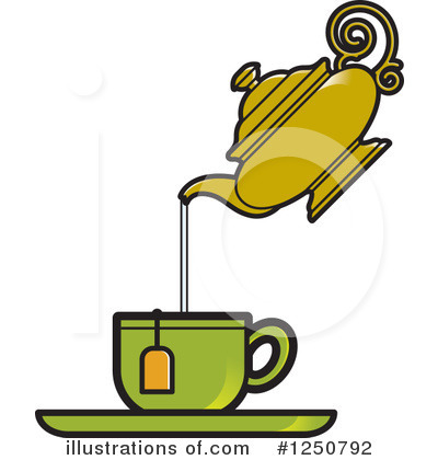 Royalty-Free (RF) Tea Clipart Illustration by Lal Perera - Stock Sample #1250792