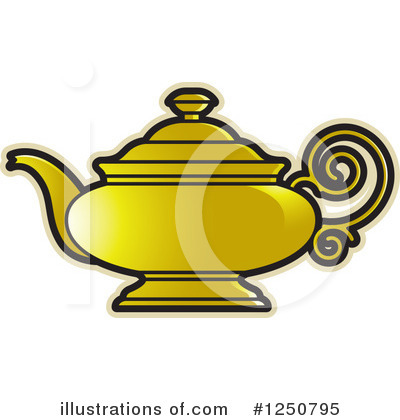 Tea Pot Clipart #1250795 by Lal Perera