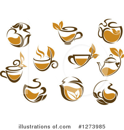 Royalty-Free (RF) Tea Clipart Illustration by Vector Tradition SM - Stock Sample #1273985