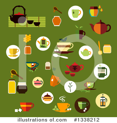 Royalty-Free (RF) Tea Clipart Illustration by Vector Tradition SM - Stock Sample #1338212