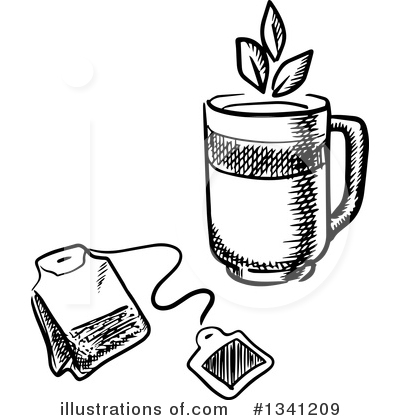 Royalty-Free (RF) Tea Clipart Illustration by Vector Tradition SM - Stock Sample #1341209