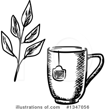 Royalty-Free (RF) Tea Clipart Illustration by Vector Tradition SM - Stock Sample #1347056