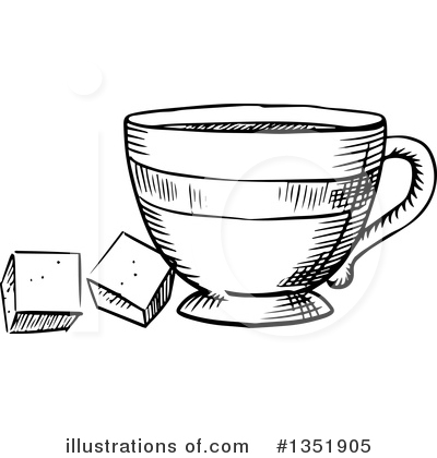 Royalty-Free (RF) Tea Clipart Illustration by Vector Tradition SM - Stock Sample #1351905