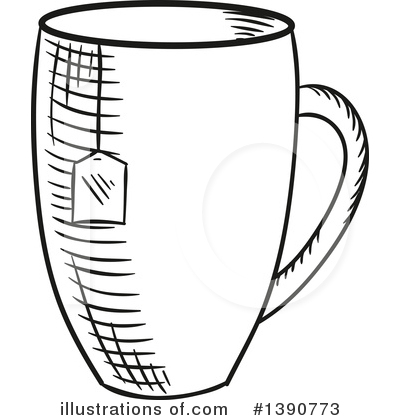 Royalty-Free (RF) Tea Clipart Illustration by Vector Tradition SM - Stock Sample #1390773