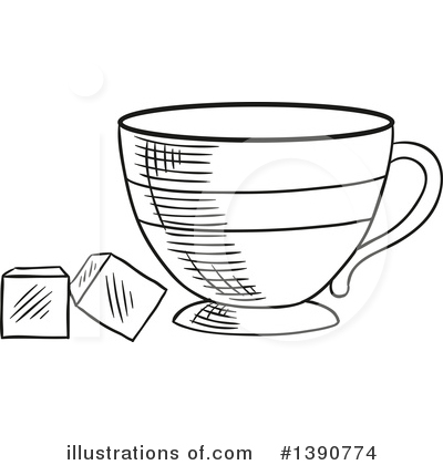 Royalty-Free (RF) Tea Clipart Illustration by Vector Tradition SM - Stock Sample #1390774