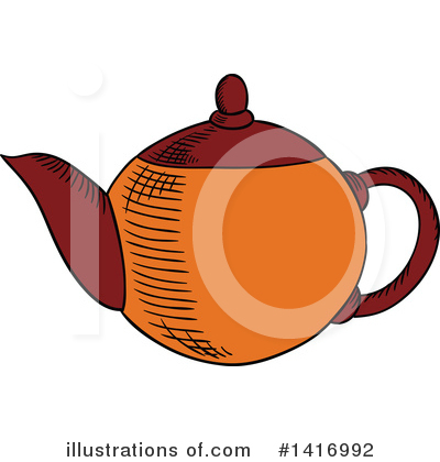 Royalty-Free (RF) Tea Clipart Illustration by Vector Tradition SM - Stock Sample #1416992