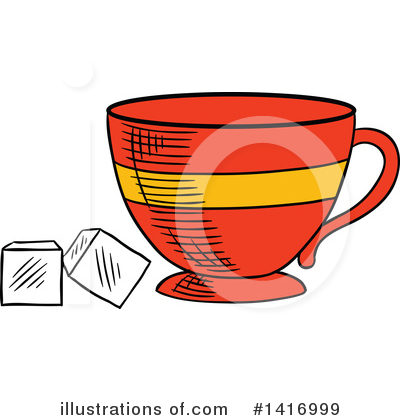 Royalty-Free (RF) Tea Clipart Illustration by Vector Tradition SM - Stock Sample #1416999