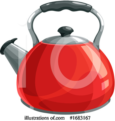 Tea Kettle Clipart #1683167 by Vector Tradition SM