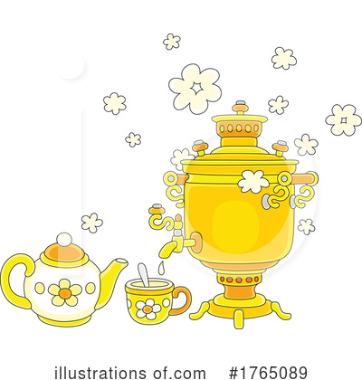 Tea Pot Clipart #1765089 by Alex Bannykh