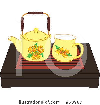 Tea Set Clipart #50987 by Cherie Reve