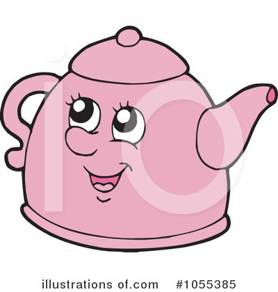 Royalty-Free (RF) Tea Kettle Clipart Illustration by visekart - Stock Sample #1055385