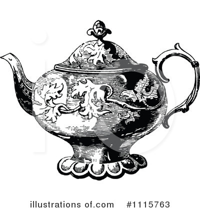 Tea Pot Clipart #1115763 by Prawny Vintage