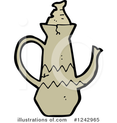 Royalty-Free (RF) Tea Pot Clipart Illustration by lineartestpilot - Stock Sample #1242965