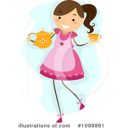 Royalty-Free (RF) Tea Time Clipart Illustration by BNP Design Studio - Stock Sample #1098861