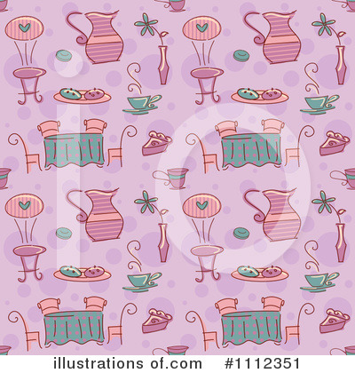 Royalty-Free (RF) Tea Time Clipart Illustration by BNP Design Studio - Stock Sample #1112351