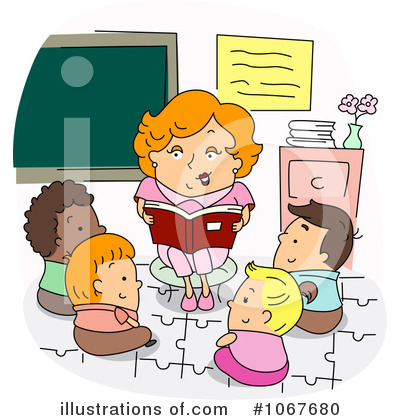 Royalty-Free (RF) Teacher Clipart Illustration by BNP Design Studio - Stock Sample #1067680