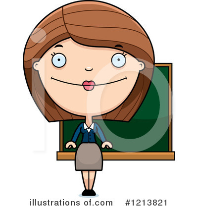 Royalty-Free (RF) Teacher Clipart Illustration by Cory Thoman - Stock Sample #1213821