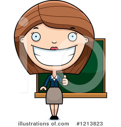 Royalty-Free (RF) Teacher Clipart Illustration by Cory Thoman - Stock Sample #1213823