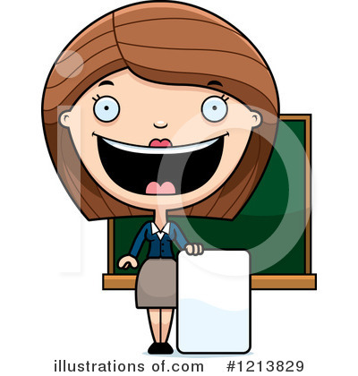 Royalty-Free (RF) Teacher Clipart Illustration by Cory Thoman - Stock Sample #1213829