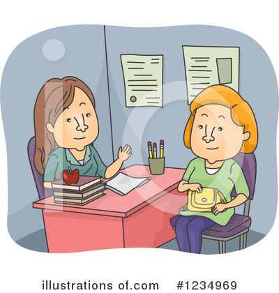 Royalty-Free (RF) Teacher Clipart Illustration by BNP Design Studio - Stock Sample #1234969