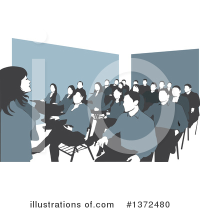 Class Clipart #1372480 by David Rey