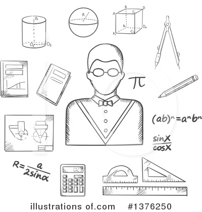 Royalty-Free (RF) Teacher Clipart Illustration by Vector Tradition SM - Stock Sample #1376250