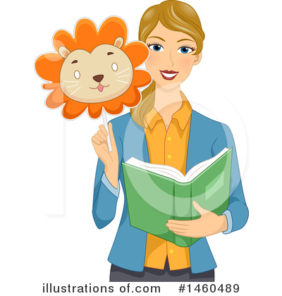 Royalty-Free (RF) Teacher Clipart Illustration by BNP Design Studio - Stock Sample #1460489