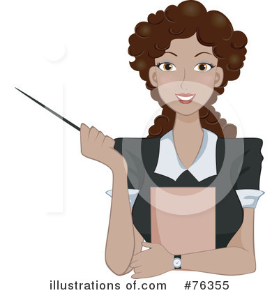 Royalty-Free (RF) Teacher Clipart Illustration by BNP Design Studio - Stock Sample #76355